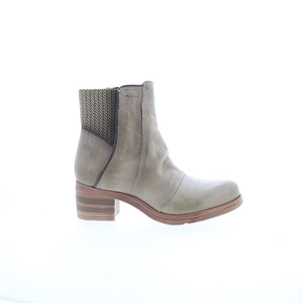 Miz Mooz Gray Ankle Booties